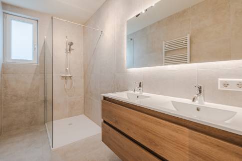 The Badkamer of Type 4P Comfort - 4C in Landal De Wielsche Dreef