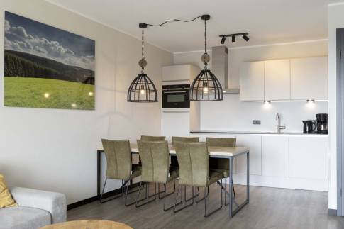 The Eetkamer of Type Appartement - nr. C2 in Astenblick Apartments