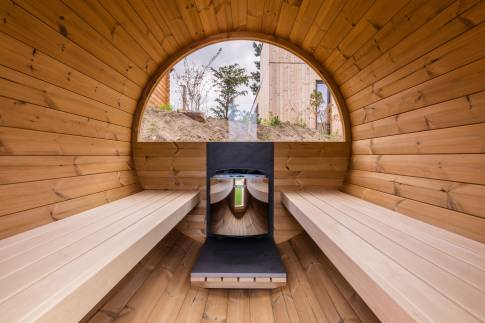 The Sauna of Type Lodge de l'Horizon Wellness - 4BE4 in Landal Namur Nature