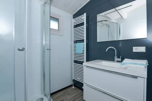 The Badkamer of Type Buitenverblijf Wellness 4 - nr. 319 in Resort Arcen