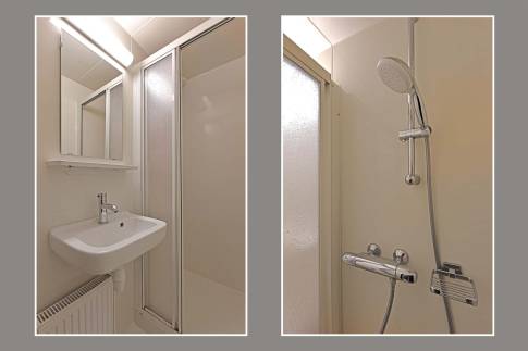 The Badkamer of Type W4A - nr. 51 in Landal Bospark ’t Wolfsven