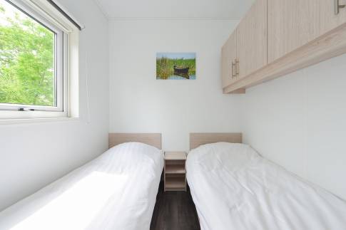 The Slaapkamer 2 of nr. 032 - type Reiger in Vakantiepark Giethoorn