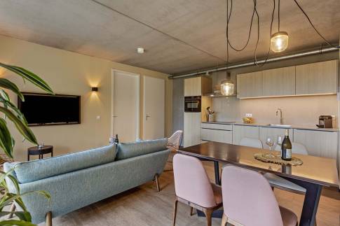 The Woonkamer of Type Hillside Comfort 4 - nr. 143 in Landal Gulpen