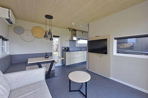 The Woonkamer of Type 2BE - Golfbreker nr. 17 in Landal Noordzee Résidence De Banjaard
