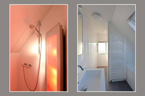 The Badkamer of Type Wellness Villa 4 - nr. 79 in Resort Arcen