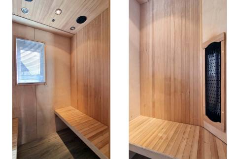 The Sauna of Type Kronenburg Comfort met Sauna 4 - nr. 57 in Eifelpark Kronenburger See