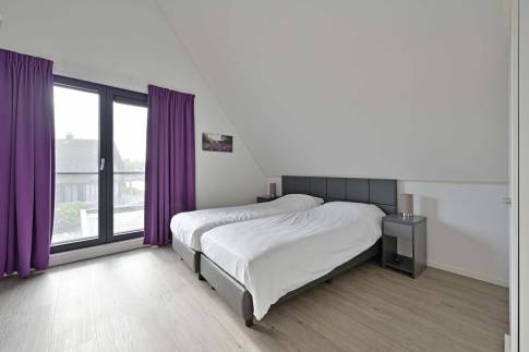 The Slaapkamer 1 of Type Watervilla 6A - nr. 37 in Waterstaete Ossenzijl