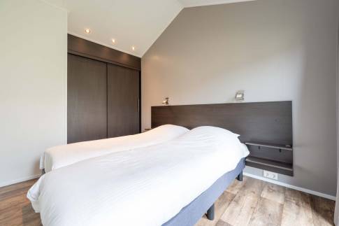 The Slaapkamer 1 of Type Meerkoet - nr. 79 in Vakantiepark Giethoorn