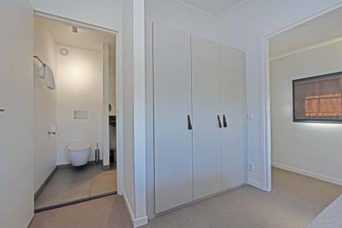 The Slaapkamer 1 of Type Studio Deluxe Landzijde 2p - nr. 2a in Beach Resort Punt West