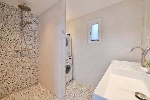 The Badkamer of Type Bungalow 6P - nr. 15 in Residence Bosch-Rijck