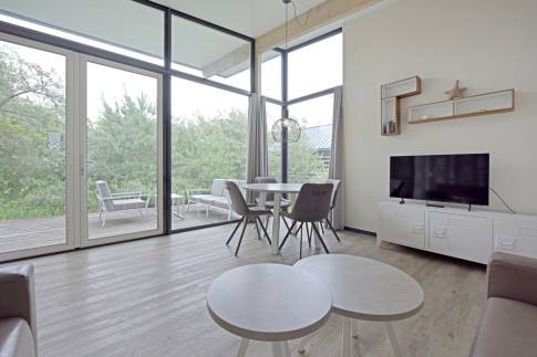 The Woonkamer of nr. 039 - type Sea House Comfort 4 in Landal Bloemendaal aan Zee