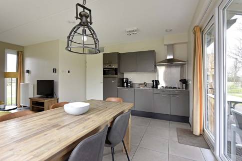 The Eetkamer of nr. 137 - type 6EL in Dormio Strand Resort Nieuwvliet-Bad