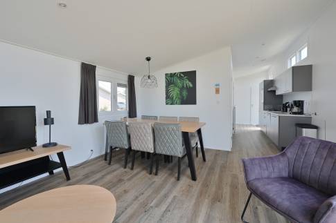 The Woonkamer of nr. 220 - type Rialto Max 6 in Park Westerkogge