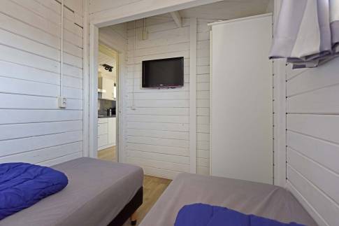 The Slaapkamer 1 of Type Buitenverblijf Wellness 4 - nr. 330 in Resort Arcen