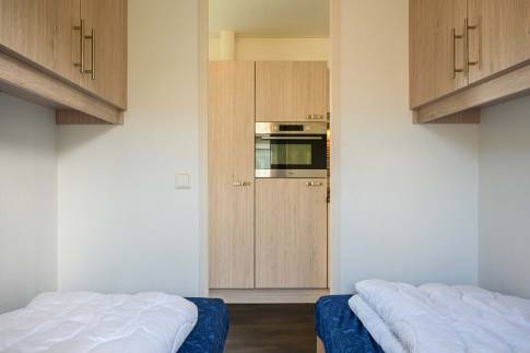 The Slaapkamer 2 of Type Meerkoet - nr. 47 in Vakantiepark Giethoorn