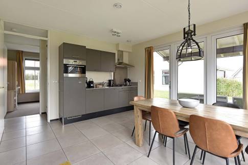 The Eetkamer of nr. 137 - type 6EL in Dormio Strand Resort Nieuwvliet-Bad