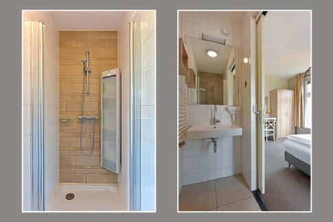 The Badkamer 1 of nr. 137 - type 6EL in Dormio Strand Resort Nieuwvliet-Bad