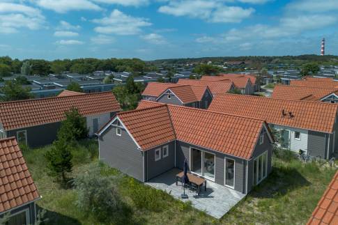 The Buiten of nr. 403 - type Waddenlodge 8 in Vakantiepark Boomhiemke