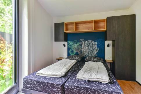The Slaapkamer 1 of Type Circle Lodge 10 - nr. 49 in Roompot Gulpen