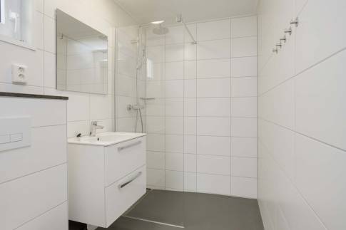 The Badkamer of Type Forest Cabin Kids 6 - nr. 118 in Vakantiepark Schaijk