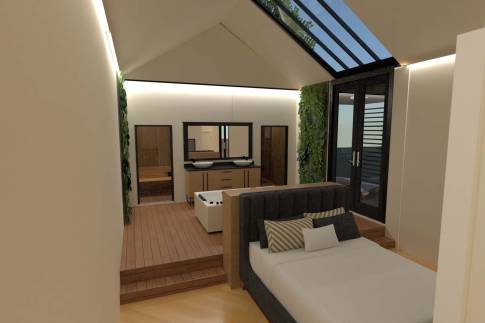 The Slaapkamer 1 of Type Markiezin - 2ELW in Landal Landgoed Bourtange