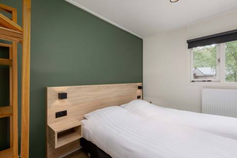 The Slaapkamer 2 of Type Bungalow 6C - nr. 49 in Landal De Peel