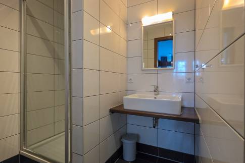 The Badkamer 1 of nr. 146 - type Astoria Luxe 8 in Eifelpark Kronenburger See