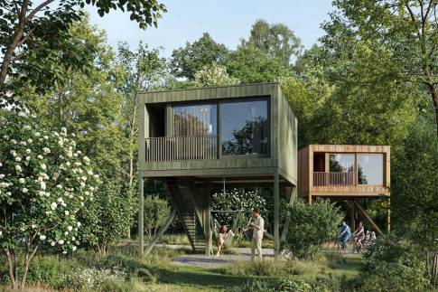 The Buiten of Type stelt-lodge - 2P in Vastgoedfonds – Goldberg Gardens Vorden