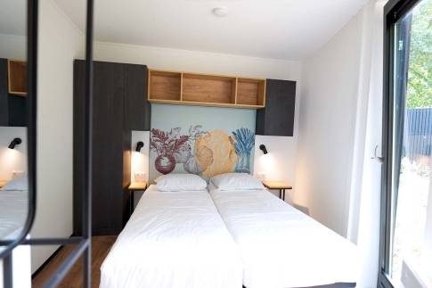 The Slaapkamer of Type Circle lodge 10 - nr. 44 in Landal Gulpen