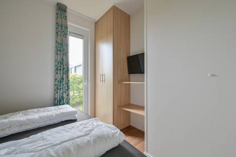 The Slaapkamer 2 of 't Zand nr. 018 - type Lodge 6A in Vakantiepark Callassande