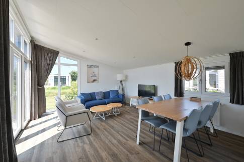 The Woonkamer of nr. 222 - type Rialto Max 6 in Park Westerkogge