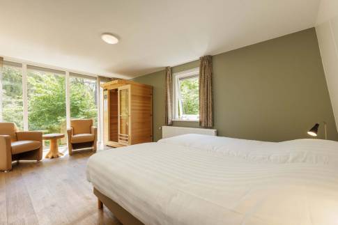 The Slaapkamer 1 of Type Parkvilla - nr. 136 Zilverlinde in Landal Bungalowpark Hoenderloo