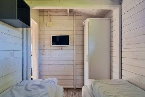 The Slaapkamer 1 of Type Buitenverblijf Wellness 4 - nr. 307 in Resort Arcen