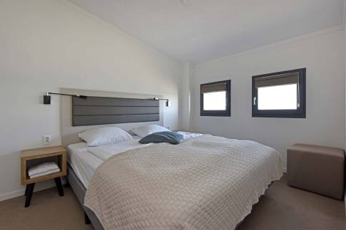 The Slaapkamer 1 of Type Studio Hotel Waterfront 2p - nr. 2c in Beach Resort Punt West