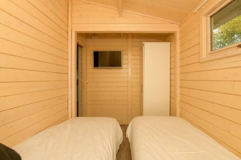 The Slaapkamer 1 of Type Buitenverblijf Wellness 4 - nr. 313 in Resort Arcen