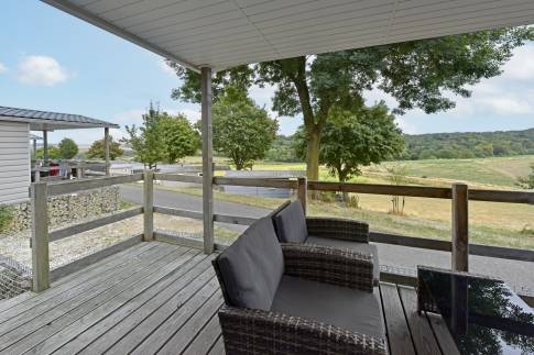 The Terras of nr. 251 - type Panorama Chalet 5 in EuroParcs Gulperberg