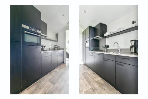 The Keuken of Type Chalet - nr. 226 in Vakantiepark Aan De Maas