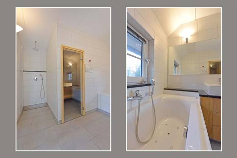 The Badkamer of Type Wellness Lodge XL 4 - nr. 24 in Hof van Salland