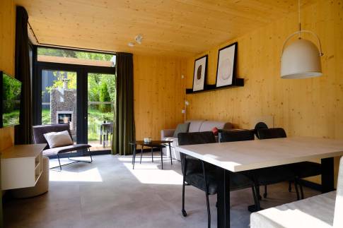The Woonkamer of Type A Luxe - nr. K02 in UplandParcs Sauerland