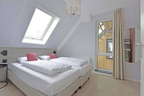 The Slaapkamer 10 of Type Vloedschuur - nr. 60 in Dormio Resort Nieuwvliet-Bad