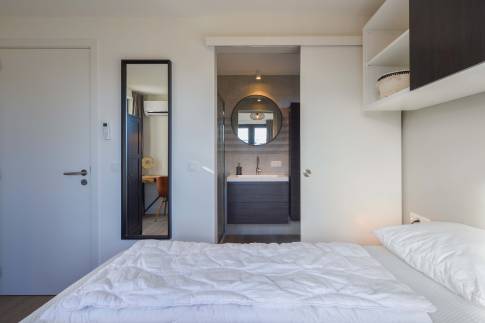 The Slaapkamer 2 of Type De Zeebries - nr. 8 in Vakantiepark De Zeeuwse Parel