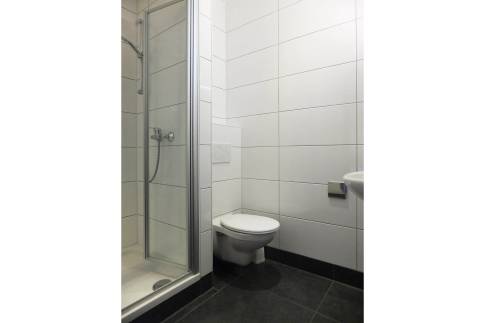 The Badkamer 1 of nr. 106 - type Landhaus 6 Luxe in Eifelpark Kronenburger See