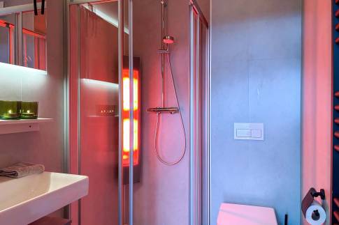 The Badkamer of Type Huis A Luxe - nr. C02 in UplandParcs Sauerland