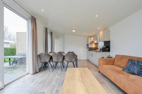 The Woonkamer of Type Chalet - nr. 1G in Chaletpark Hart van Zeeland