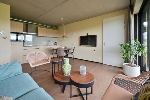 The Woonkamer of Type Hillside Royal 4 - nr. 134 in Landal Gulpen