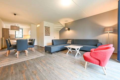 The Woonkamer of nr. 216 -  type VO7A Comfort in Landal Marinapark Volendam