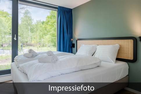 The Slaapkamer 1 of Type Jans Naturel 4L met buitenkeuken - nr. 39 in Landal Olde Kottink