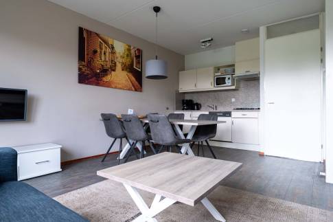 The Woonkamer of Type VO6 Comfort - nr. 267 in Landal Marinapark Volendam