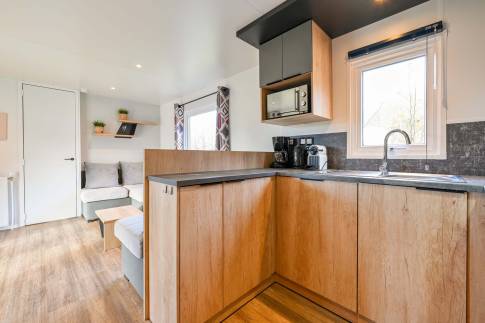 The Keuken of Bergalow 3 De Luxe - nr. 47 in Vakantiepark De Luttenberg
