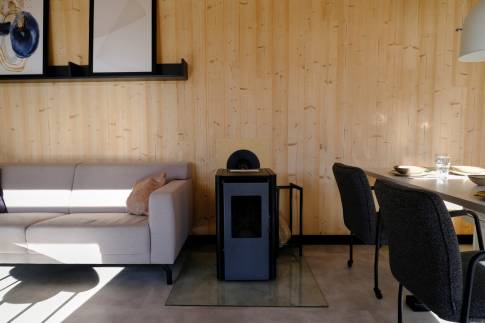The Woonkamer of Type A Wellness - nr. H05 in UplandParcs Sauerland